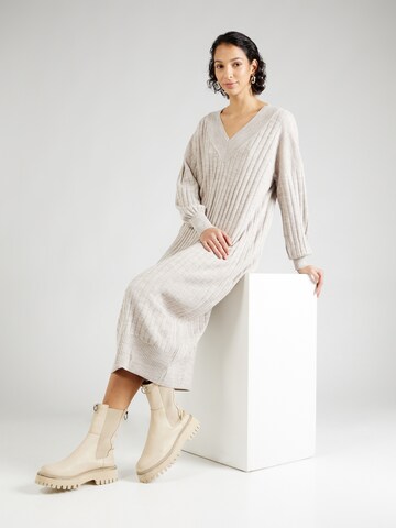 ONLY Knitted dress 'Tessa' in Grey