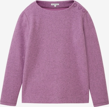 TOM TAILOR Sweater in Purple: front