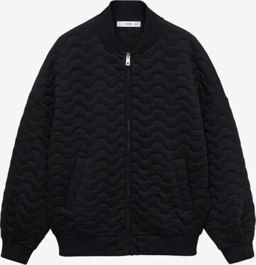 Veste mi-saison 'Colchi' MANGO en noir : devant