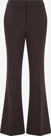 WE Fashion Regular Housut värissä ruskea: etupuoli