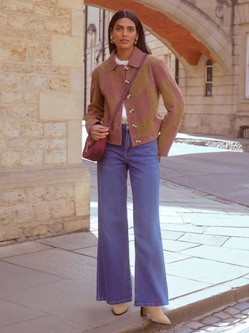 love & roses Демисезонная куртка в Ярко-розовый