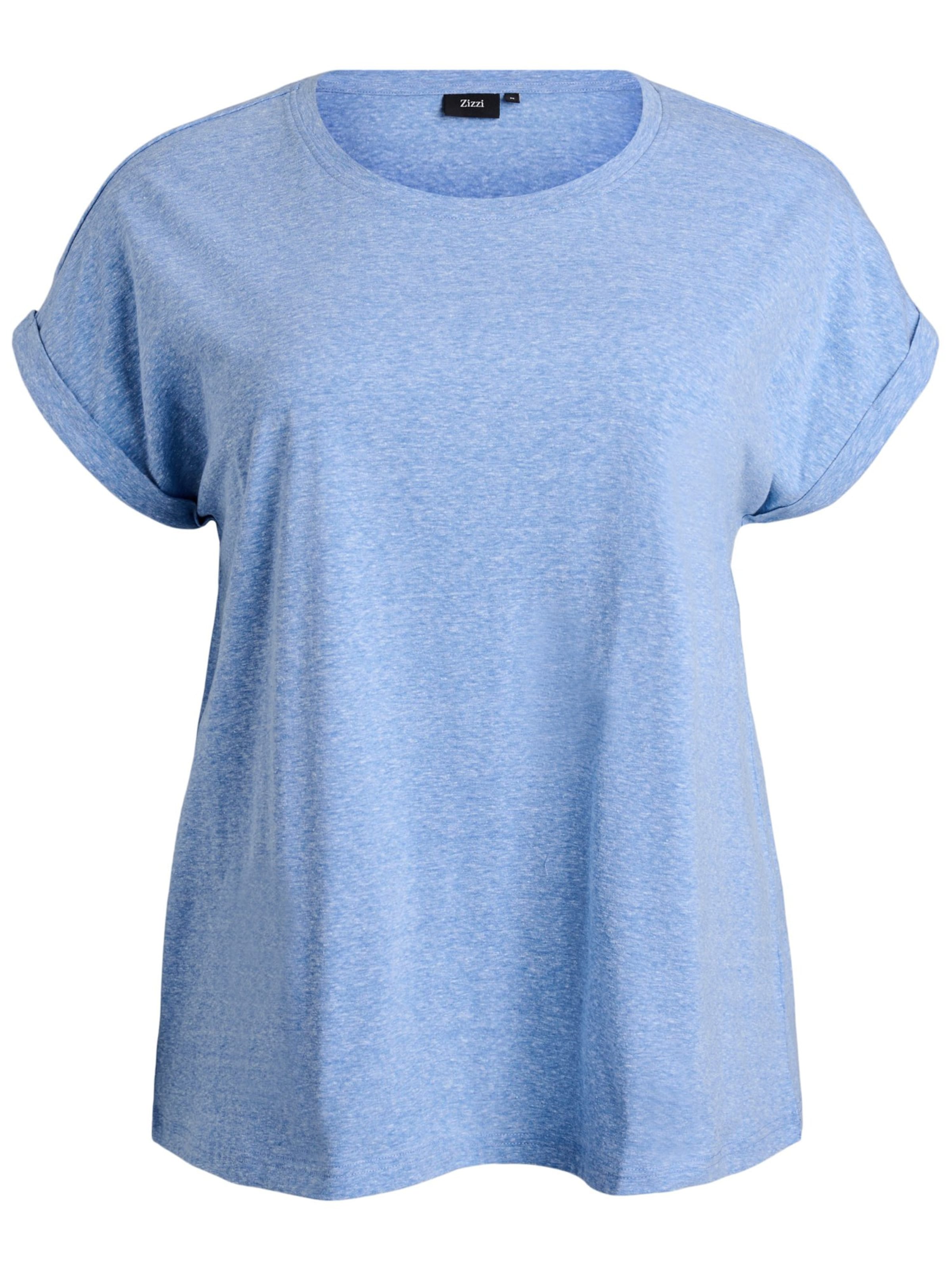 Zizzi Μπλουζάκι 'Vava' σε μπλε, Άποψη προϊόντος