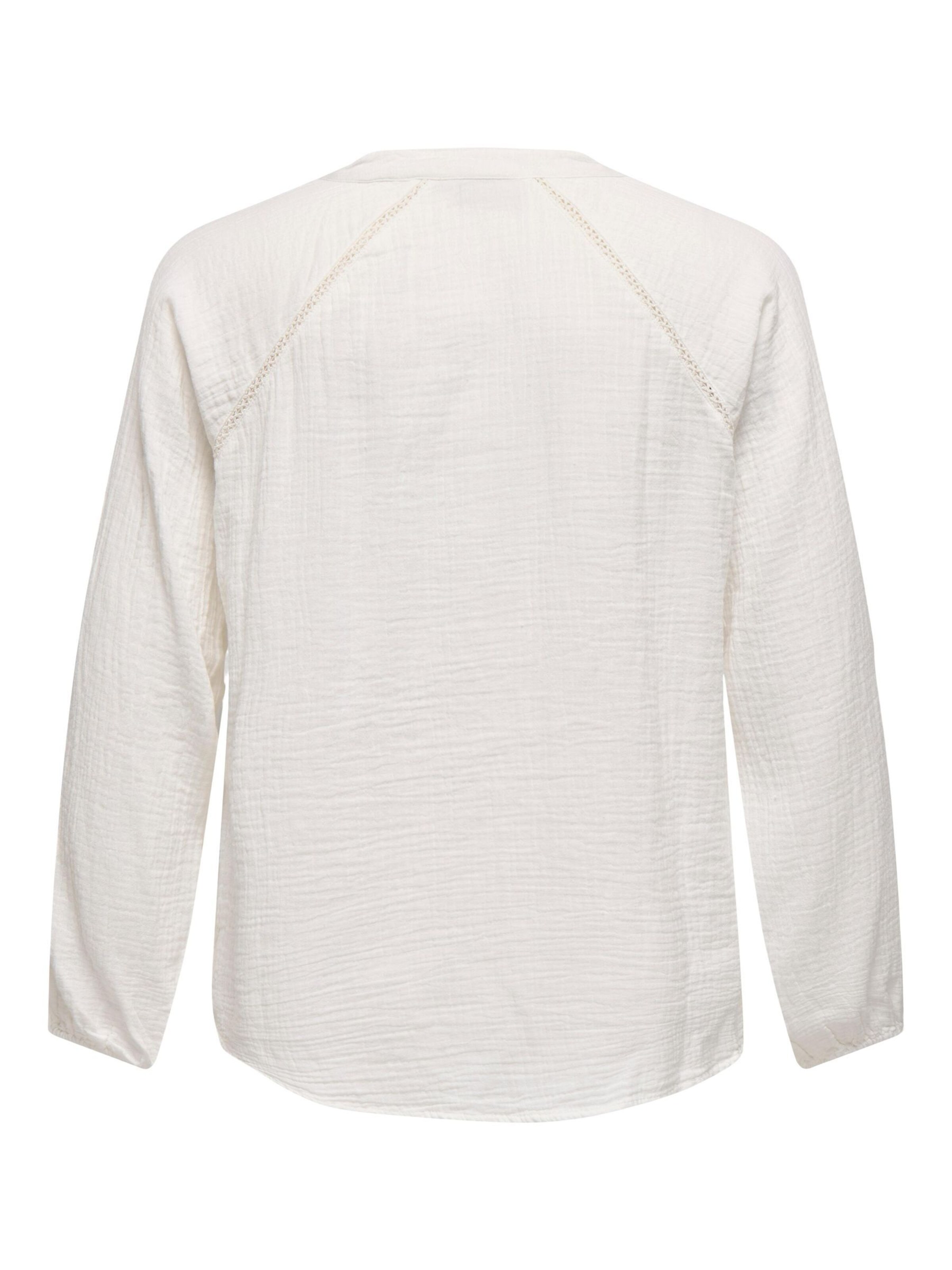 ONLY Carmakoma Bluse 'CARTHYRA' i hvid