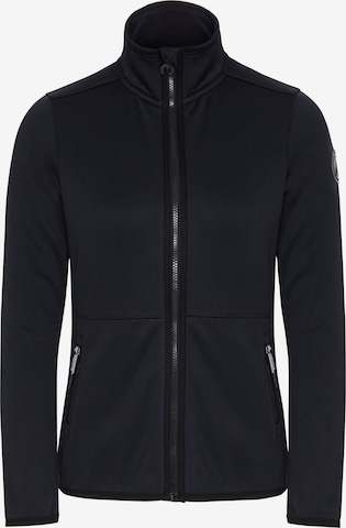 CHIEMSEE Fleece jacket 'Trivor' in Black: front