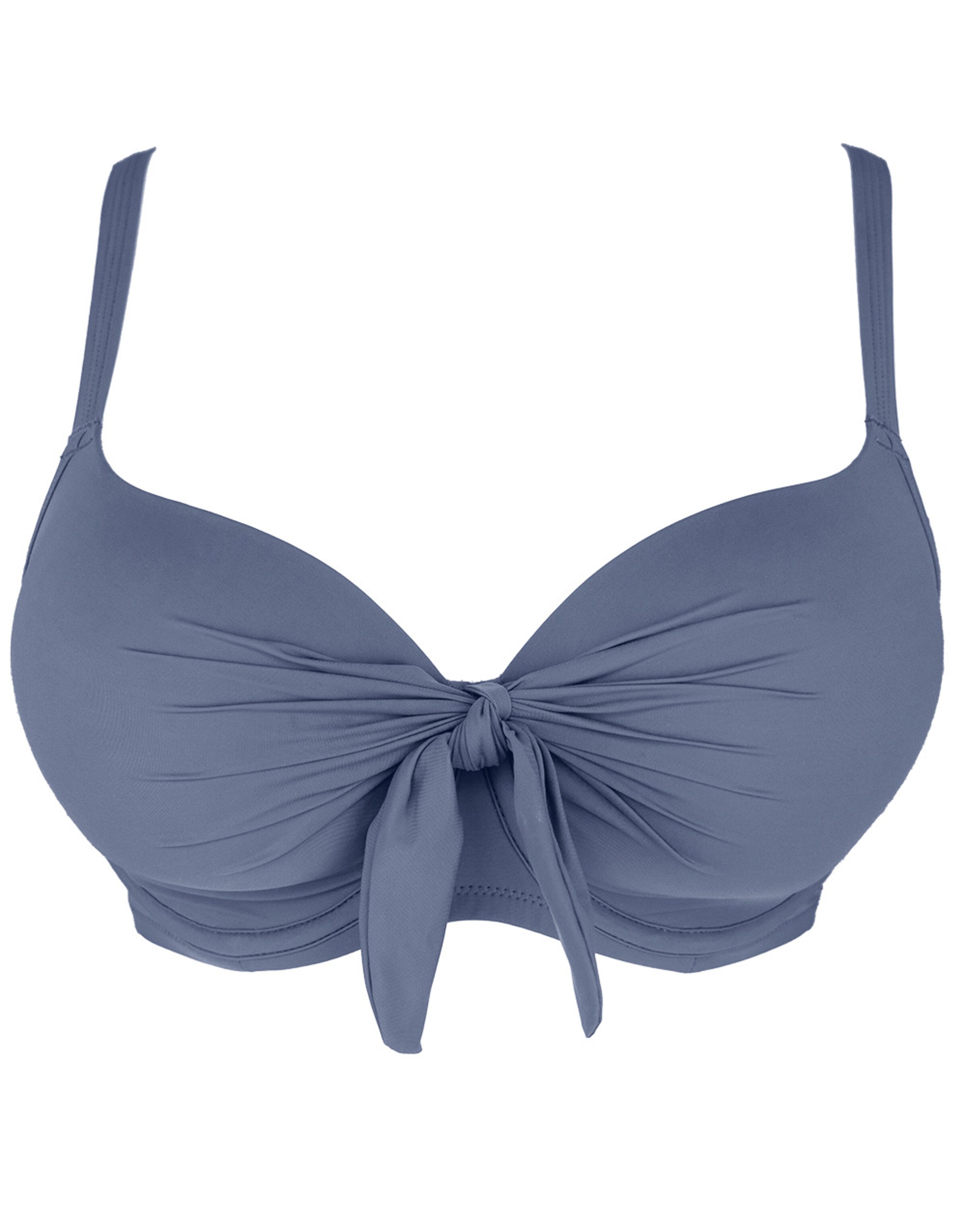 SugarShape T-shirt Bikinitop 'Valencia' in Blauw: voorkant