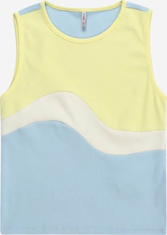 Top 'GRY' di KIDS ONLY in blu: frontale