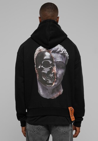 Forgotten Faces Sweatshirt 'Sliced' in Schwarz: Vorderseite