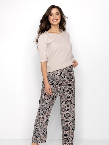 Momenti Per Me Pyjamas 'La Boheme' i beige: framsida