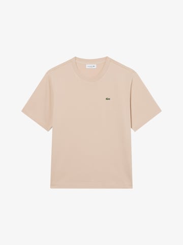 LACOSTE - Camisa em bege: frente
