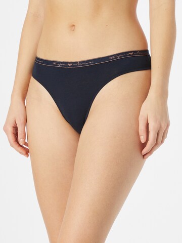 String Emporio Armani en bleu : devant