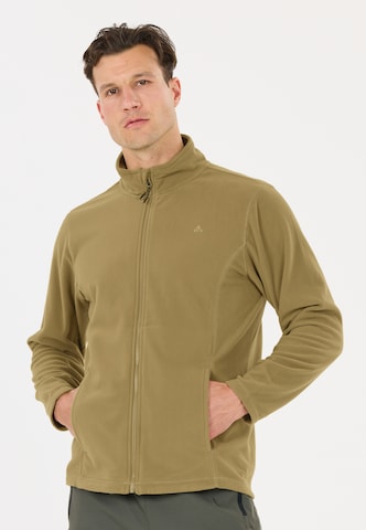Whistler Athletic fleece jacket 'Romark' in Green: front