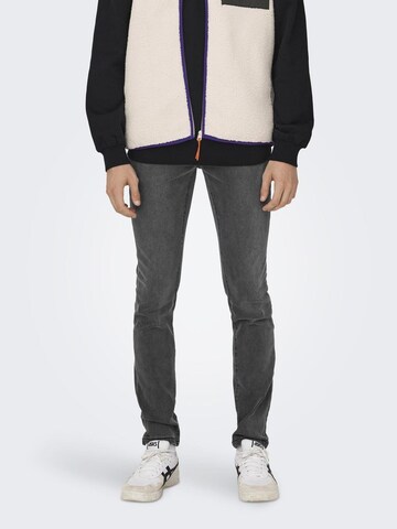 Skinny Jean 'ONSWarp' Only & Sons en gris : devant