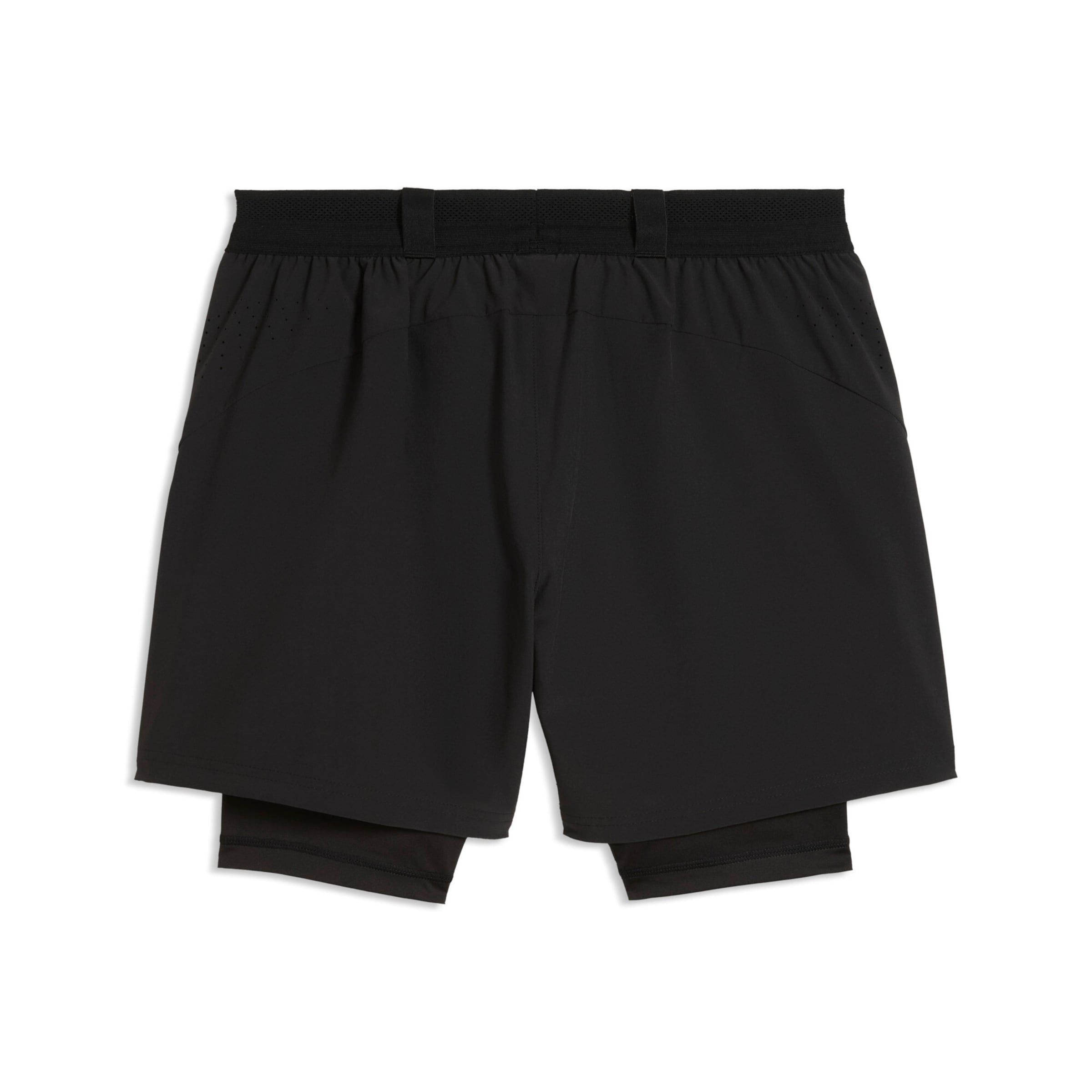 PUMA Regular Sportshorts in Schwarz