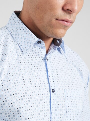s.Oliver Slim fit Overhemd in Blauw