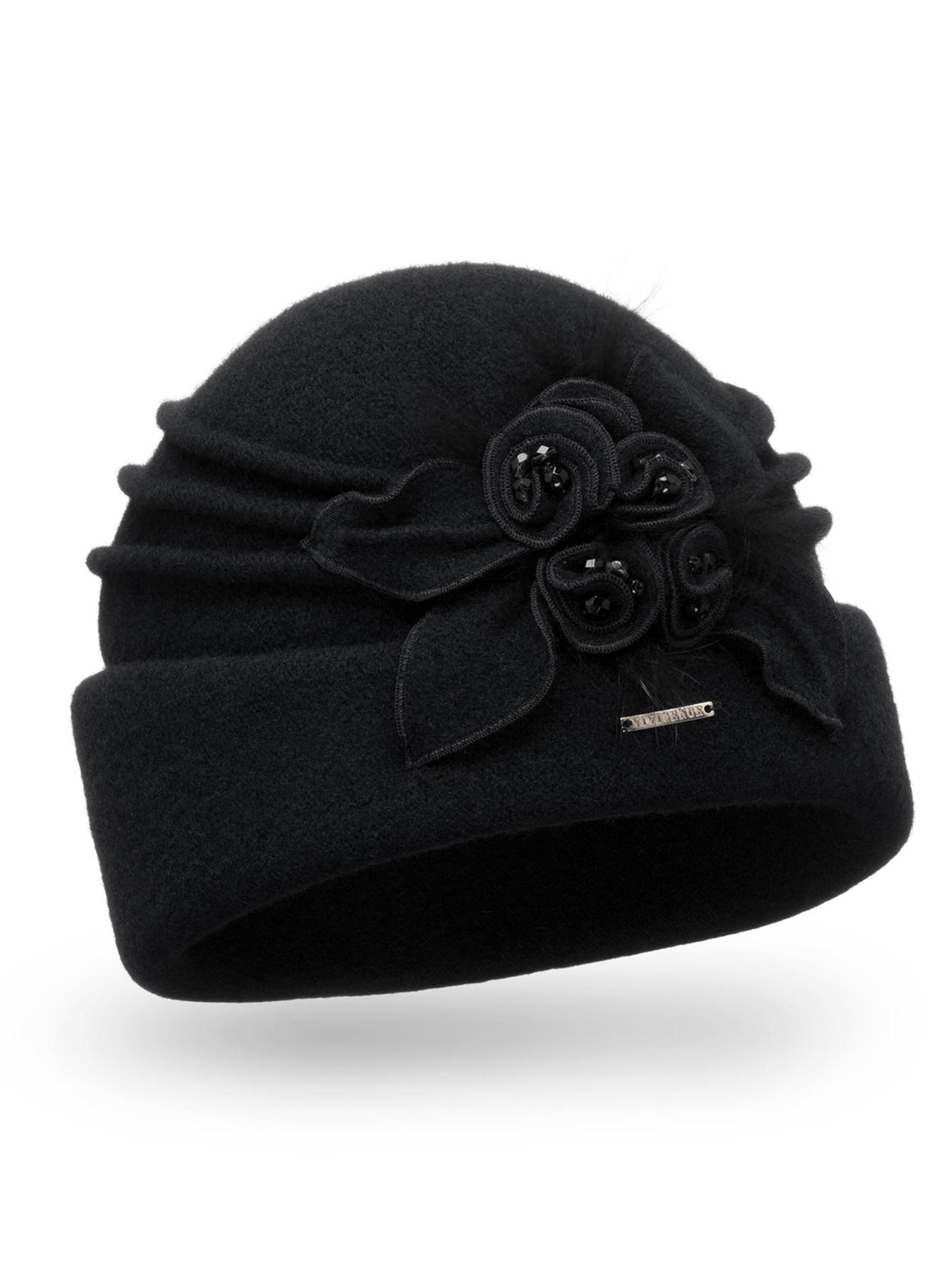 Chapeaux '7058' Vivisence en noir : devant