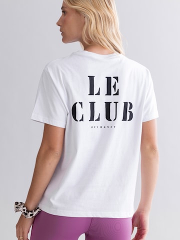 Hey Honey Shirt 'T-Shirts Cotton' in White: front