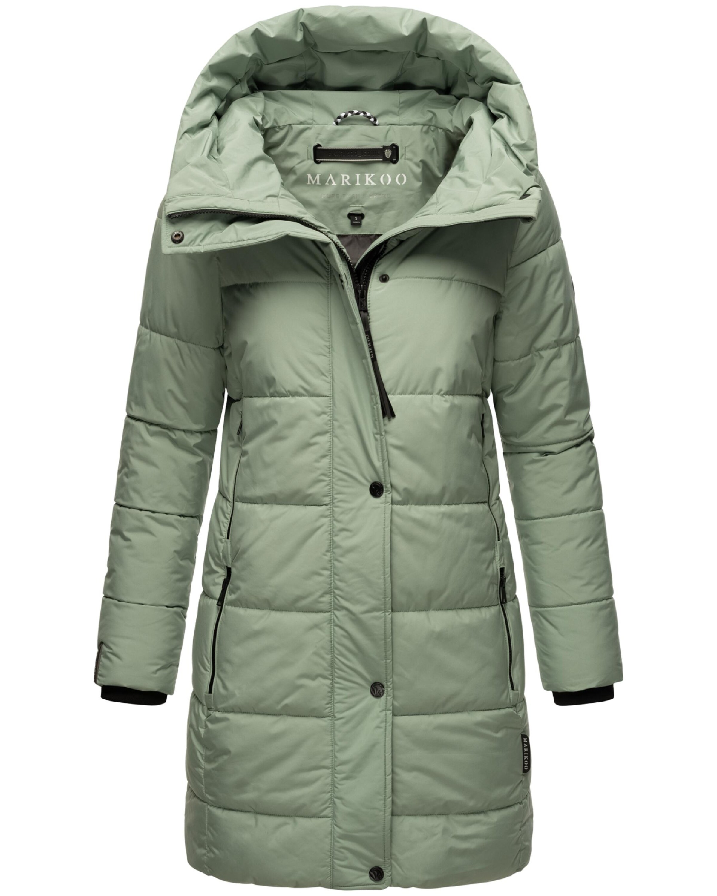 MARIKOO Mantel 'Karumikoo XVI' in Grün: Vorderseite