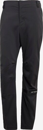 ADIDAS TERREX Παντελόνι πεζοπορίας σε μαύρο / λευκό, Άποψη προϊόντος