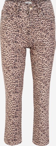 River Island Petite Slimfit Τζιν σε καφέ: μπροστά