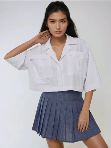 Camicia da donna di Hiccup in bianco: frontale