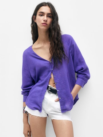 Pull&Bear Blouse in Lila: voorkant