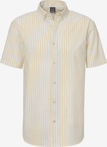 Chemise JOHN DEVIN en beige : devant