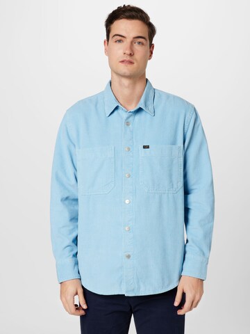 Lee Regularny krój Koszula w kolorze niebieski: przód