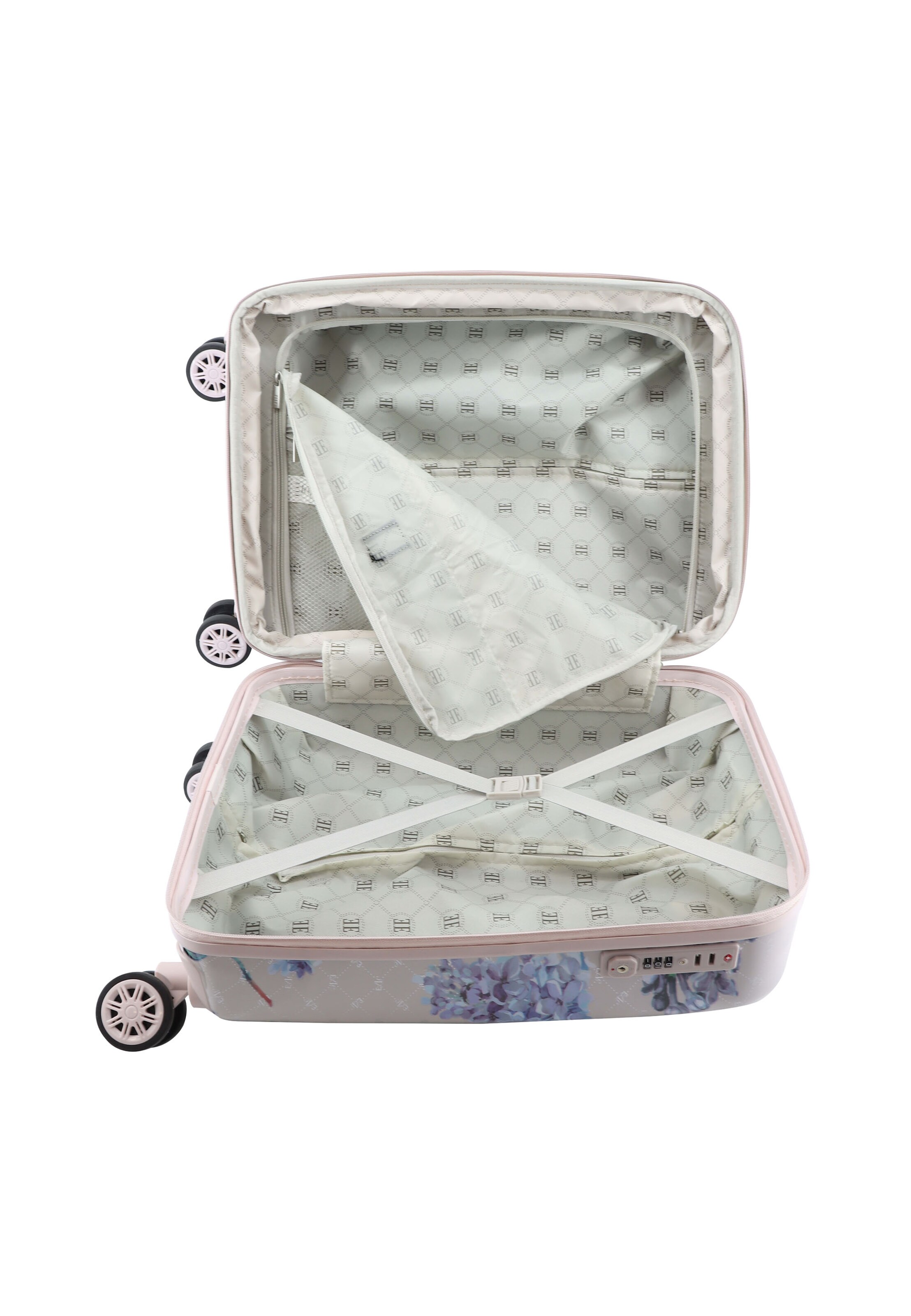ELLE Suitcase 'Floret' in Pink