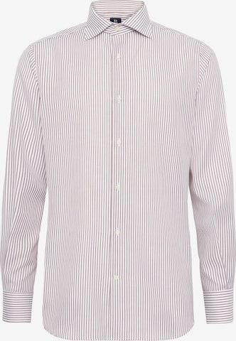 Boggi Milano Regular fit Business Shirt in White: front