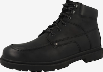 GEOX Lace-Up Boots 'U Andalo B' in Black: front