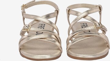 FREUDE Strap Sandals 'Antares' in Gold