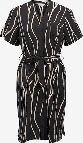 Robe-chemise 'OBJJacira' OBJECT en noir : devant