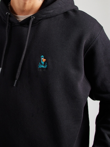 Sweat-shirt 'What the Duck' Iriedaily en noir
