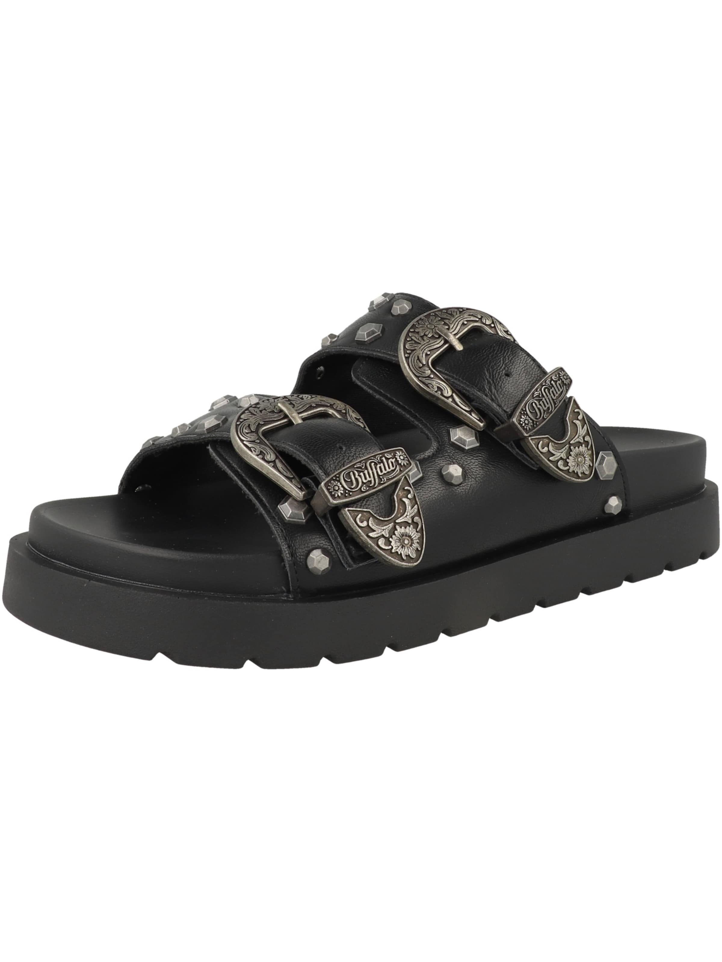 Mule ' Raya Ari West ' BUFFALO en noir