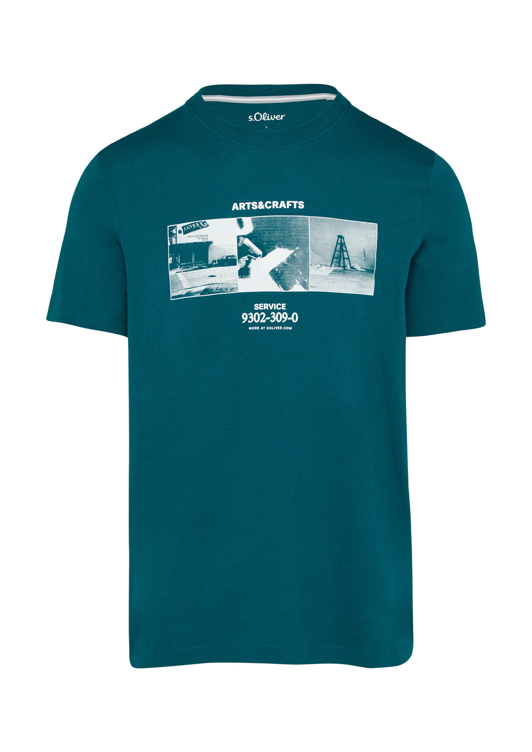 s.Oliver Shirt in Blauw: voorkant