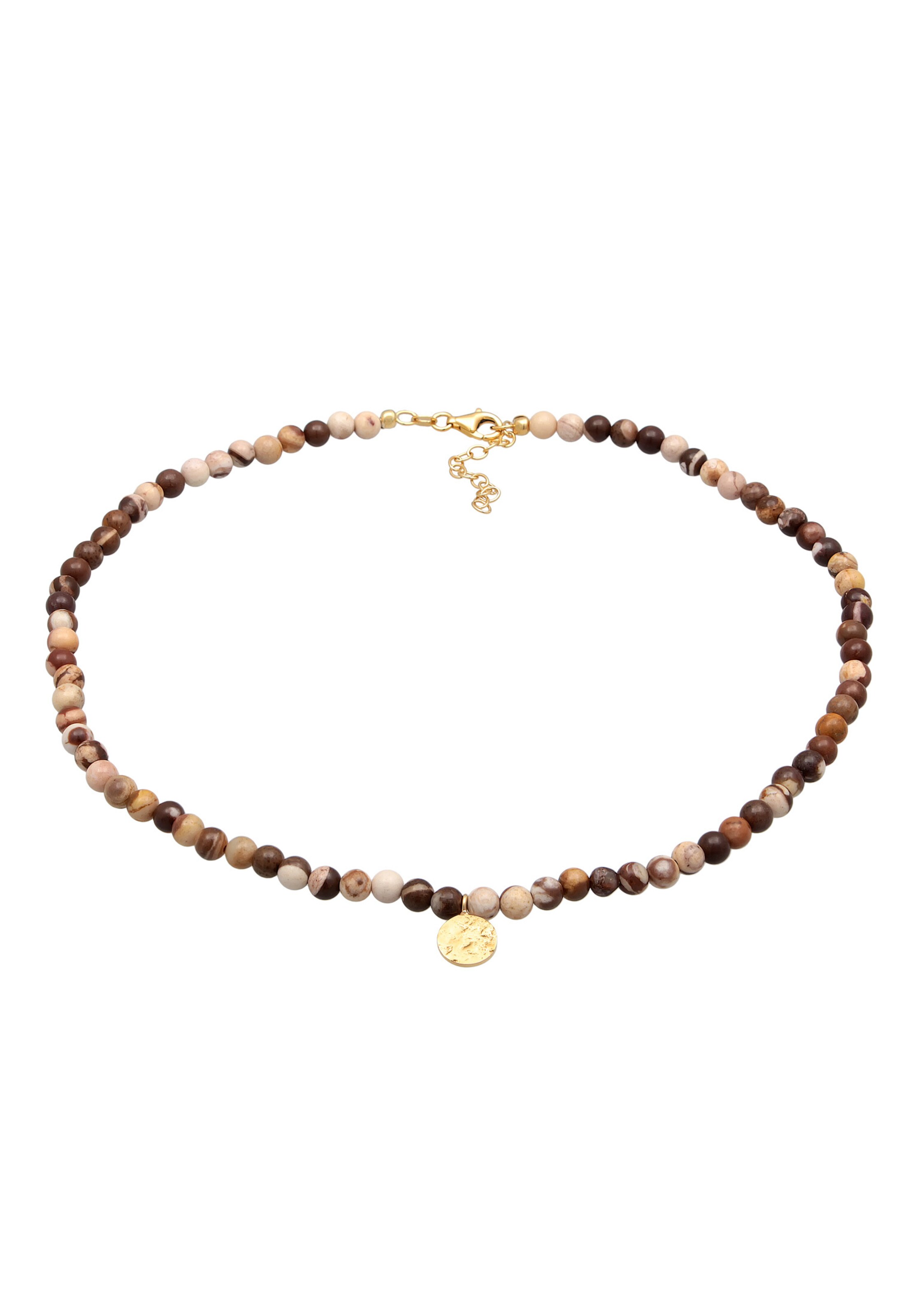 ELLI PREMIUM Kette in Braun: Vorderseite