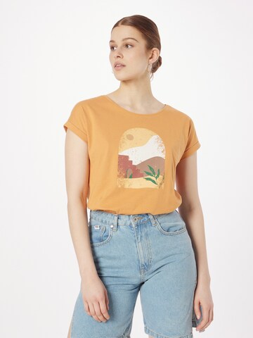 T-shirt Tranquillo en orange : devant