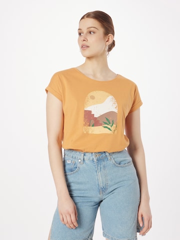 T-shirt Tranquillo en orange : devant