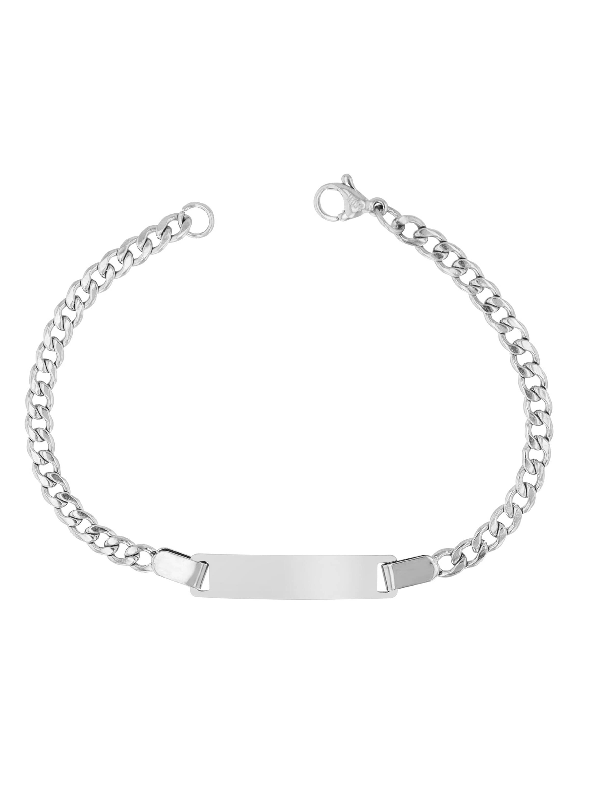 Akzent Bracelet 'Rudo' in Silver: front
