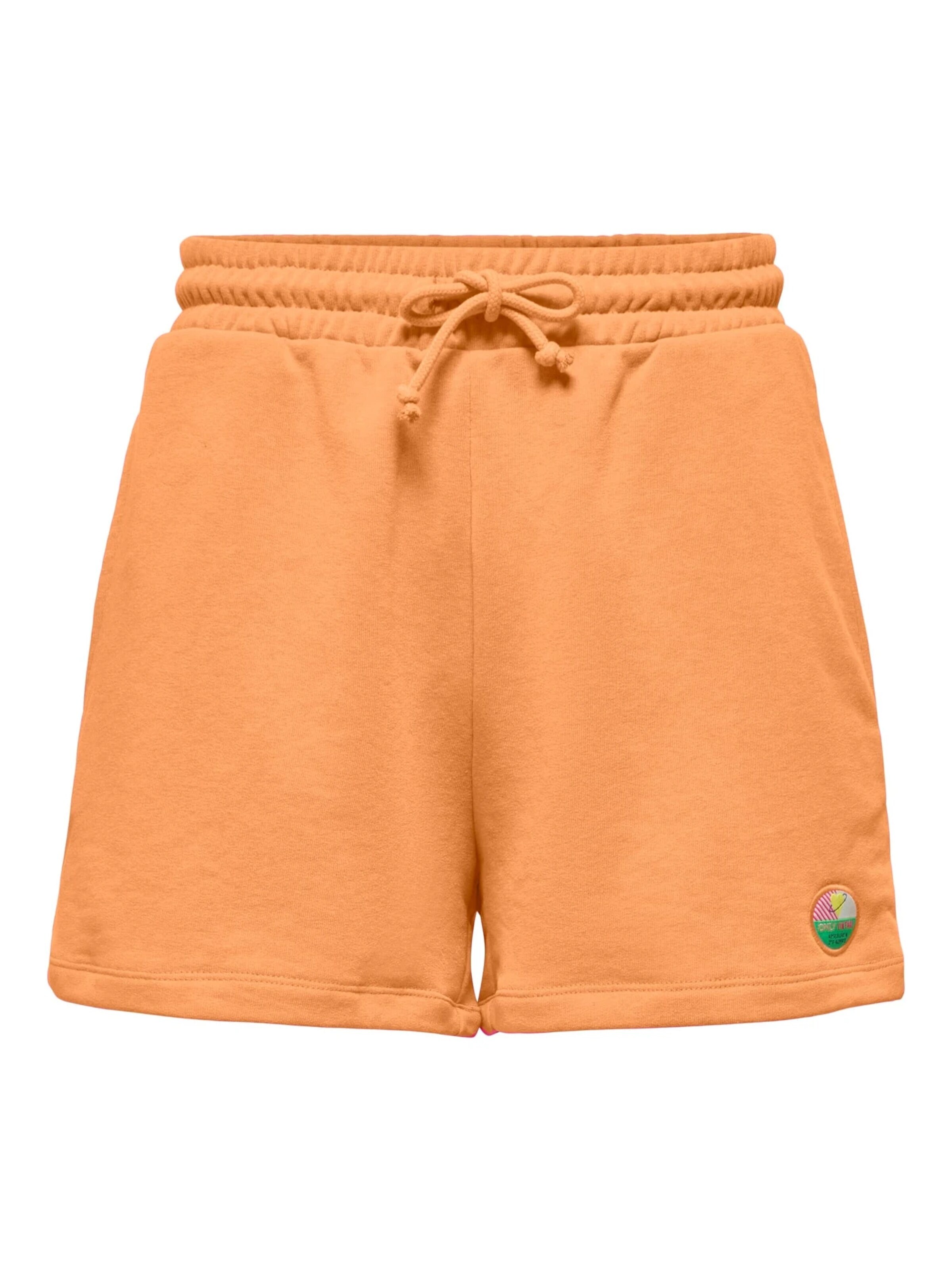 ONLY Baggy Broek 'minna' in Oranje: voorkant
