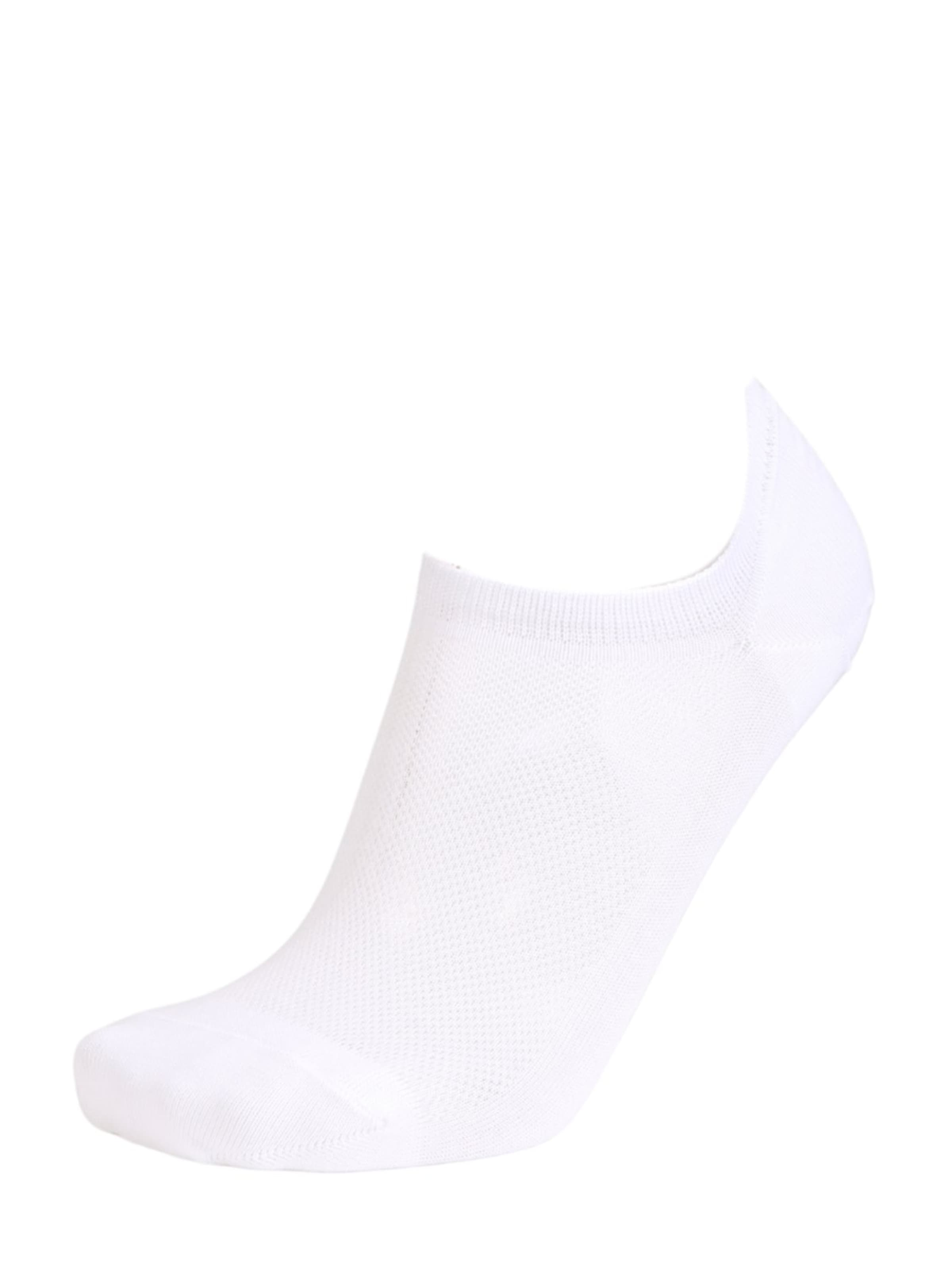 Sokisahtel - Calcetines 'KONRAD cotton footies for men' en blanco: frente