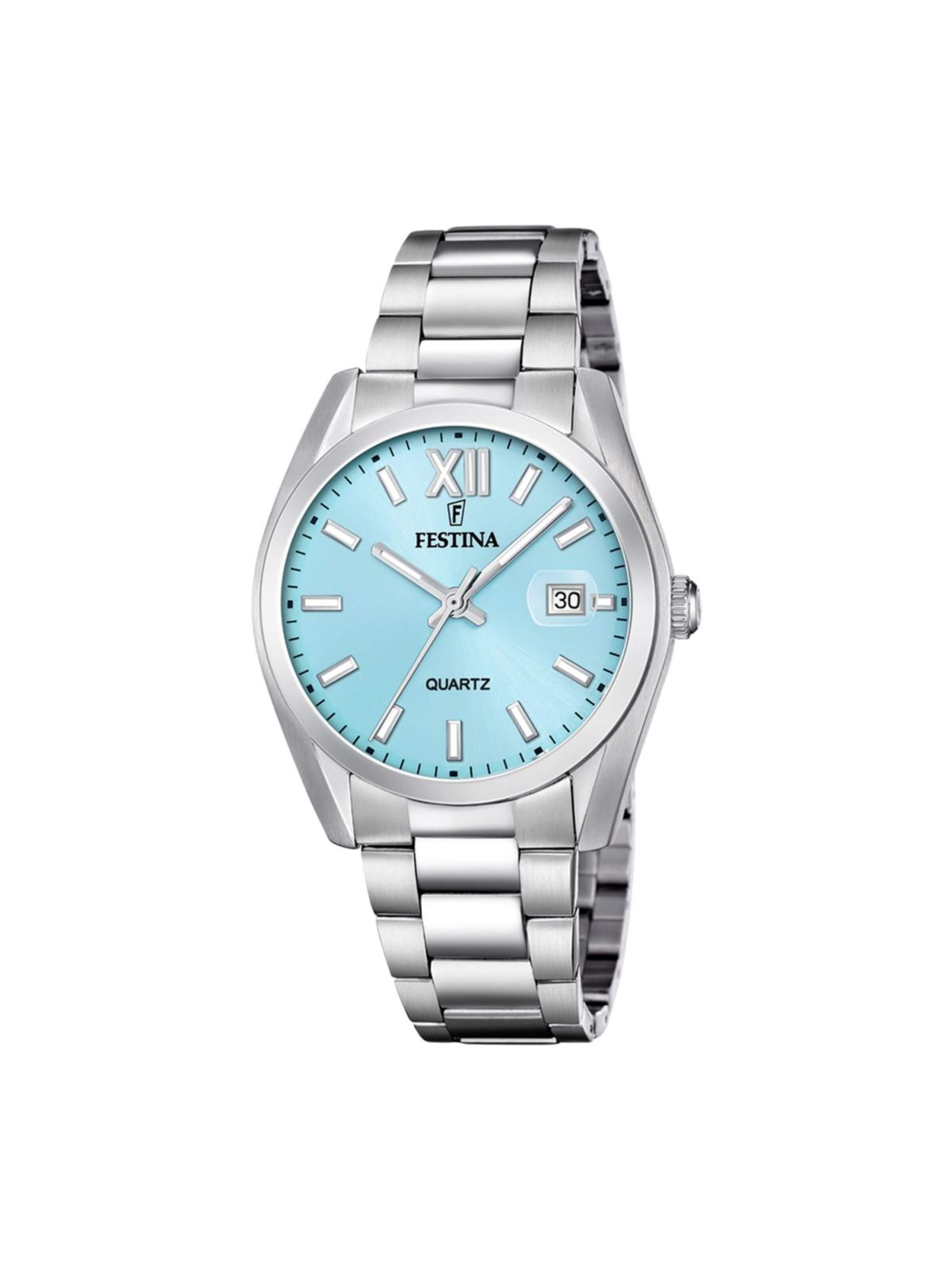 FESTINA Analoog horloge 'Festina - Watch Acero Clasico - Quartz watch movement - Watch case width: 40 mm' in Blauw: voorkant