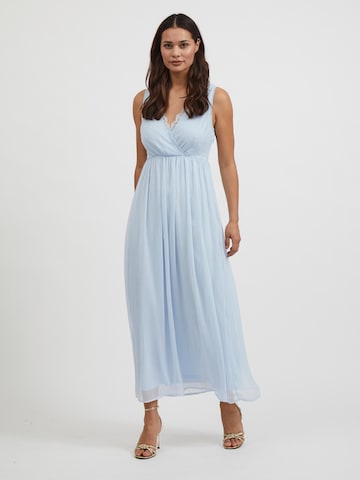 VILA Evening Dress 'Sancia' in Blue: front