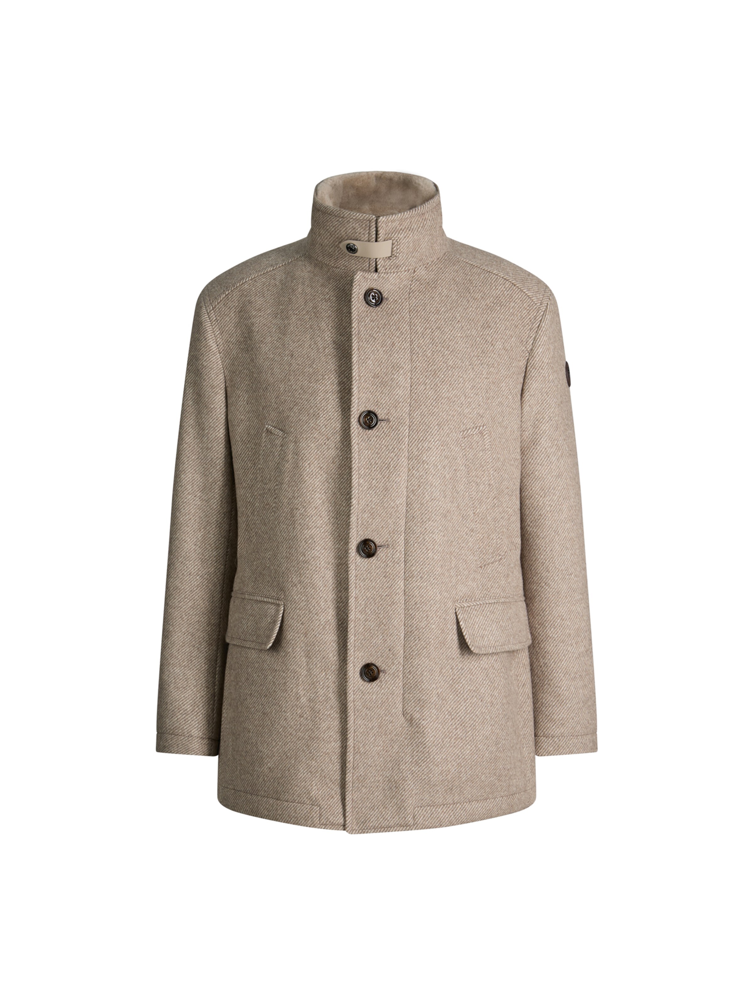 JOOP! Between-Seasons Coat in Beige: front