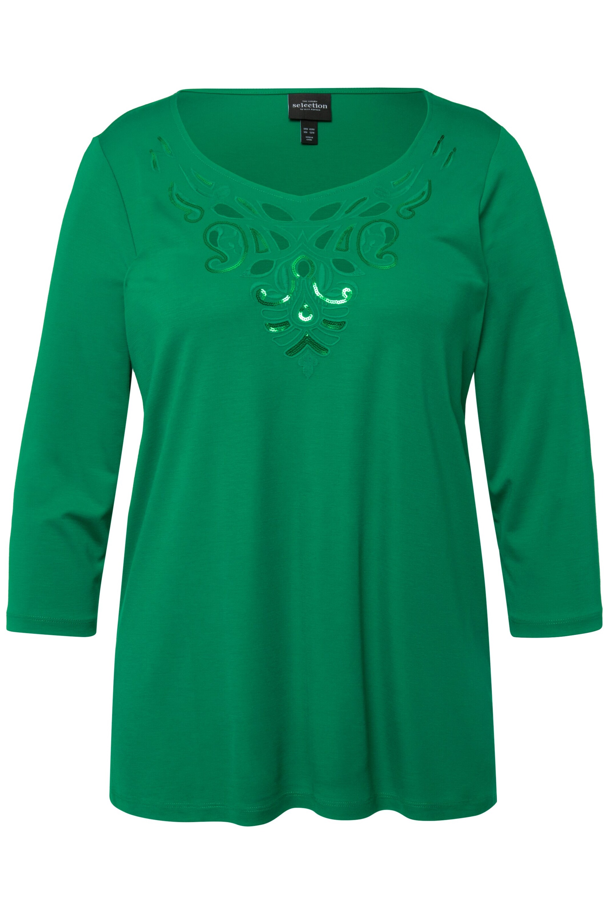 Ulla Popken Shirt in Green: front