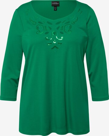 T-shirt Ulla Popken en vert : devant