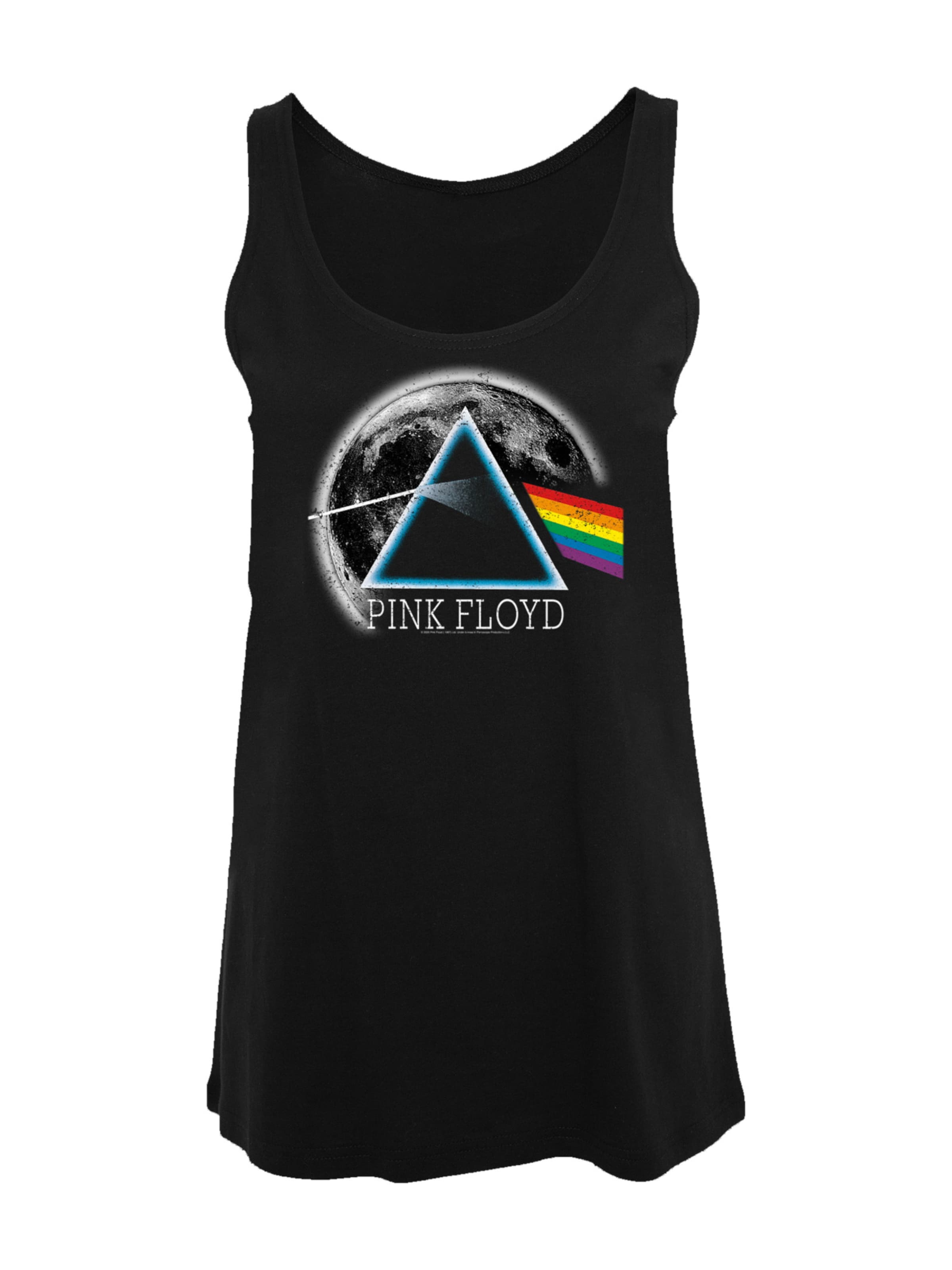 F4NT4STIC Top 'Pink Floyd' in Black: front