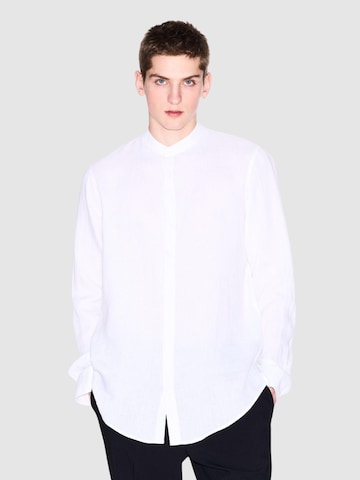 Coupe regular Chemise 'XM001222' ARMANI EXCHANGE en blanc : devant
