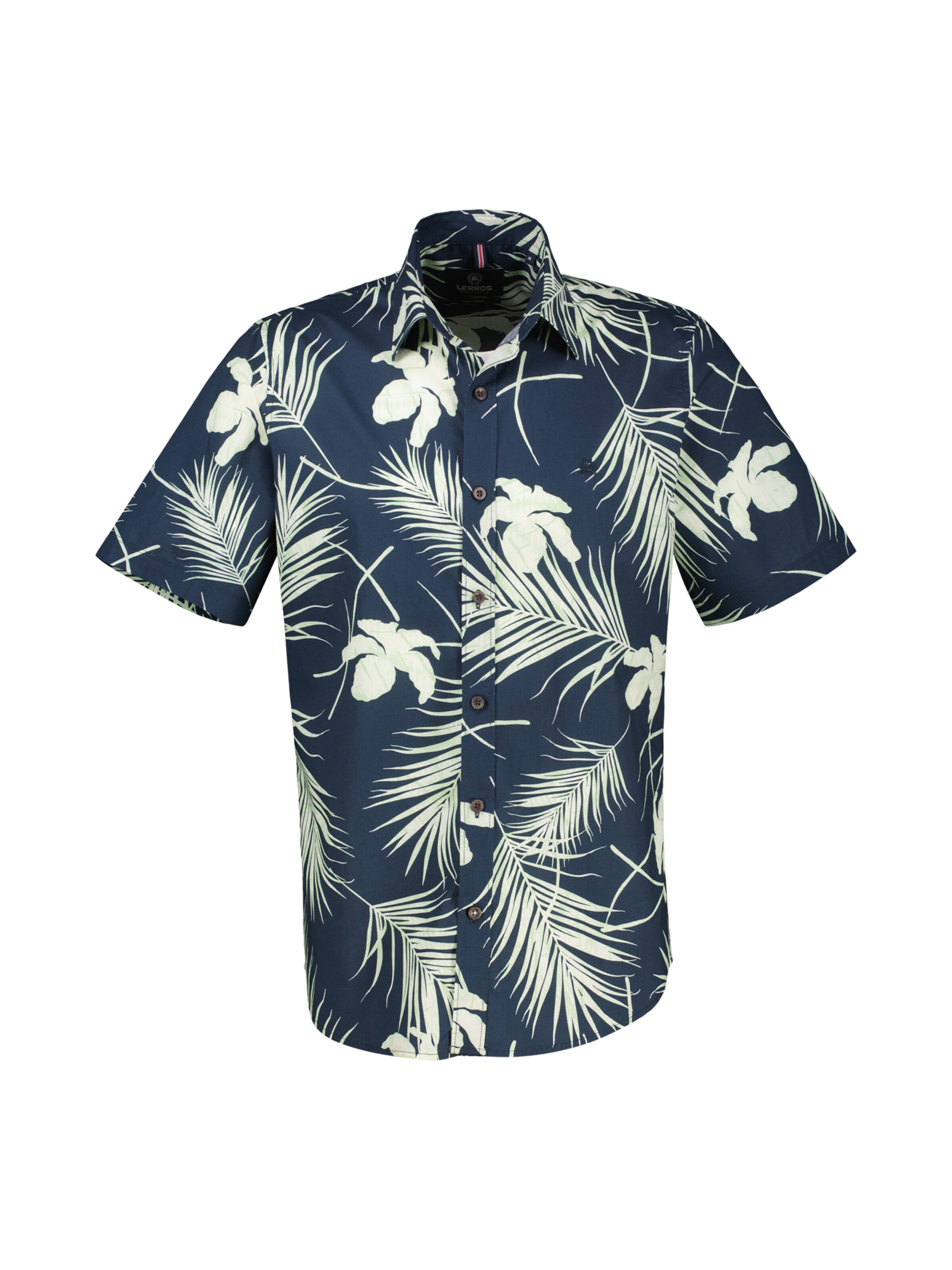 LERROS Button Up Shirt in Blue: front