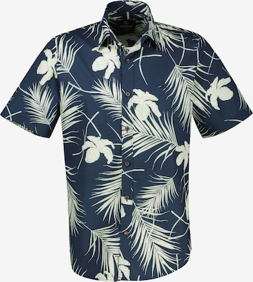 LERROS Button Up Shirt in Blue: front